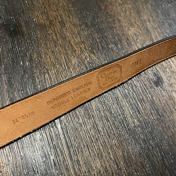 Christian Dior Vintage leather belt - Picture 13 of 16